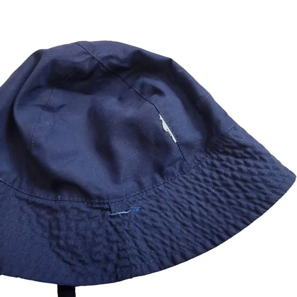 whale hat with chin strap infant